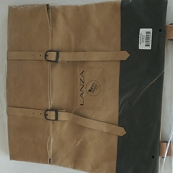 LANZA Washable Paper Messenger Bag - Picture 2 of 10